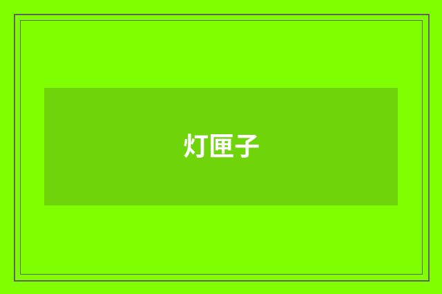 灯匣子