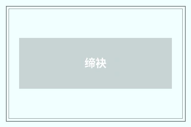 缔袂