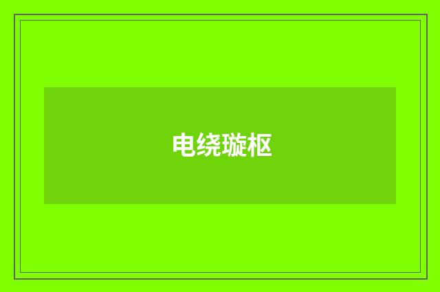 电绕璇枢