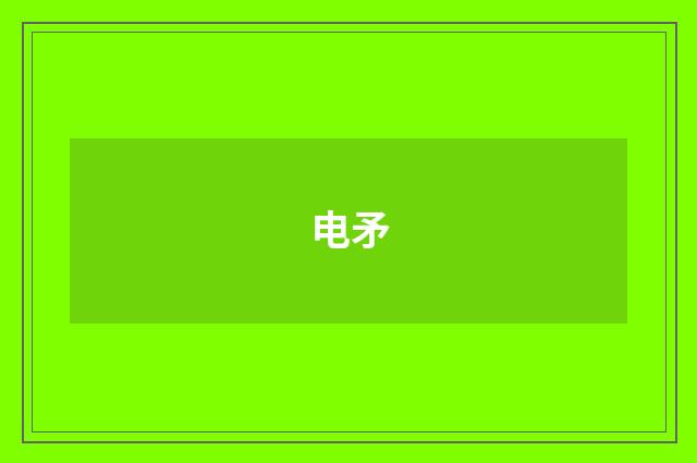 电矛