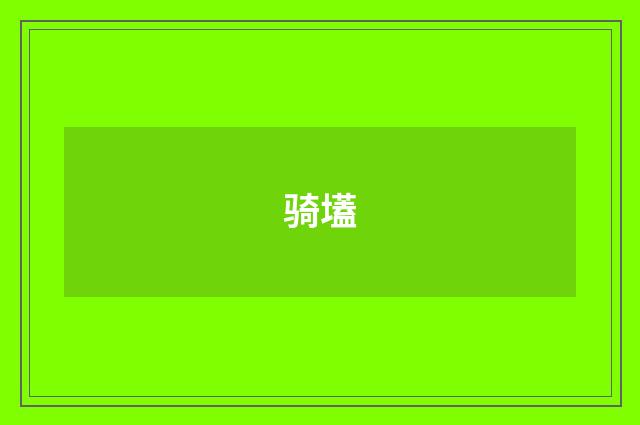 骑壒