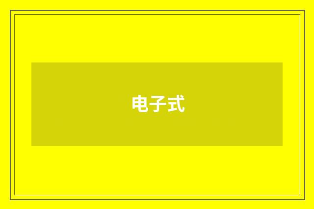 电子式