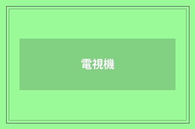 電視機