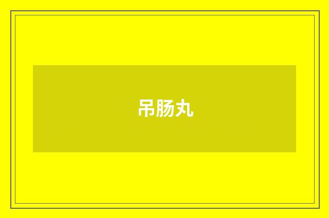吊肠丸