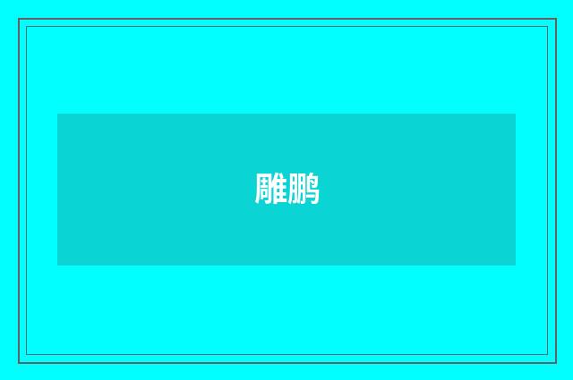 雕鹏