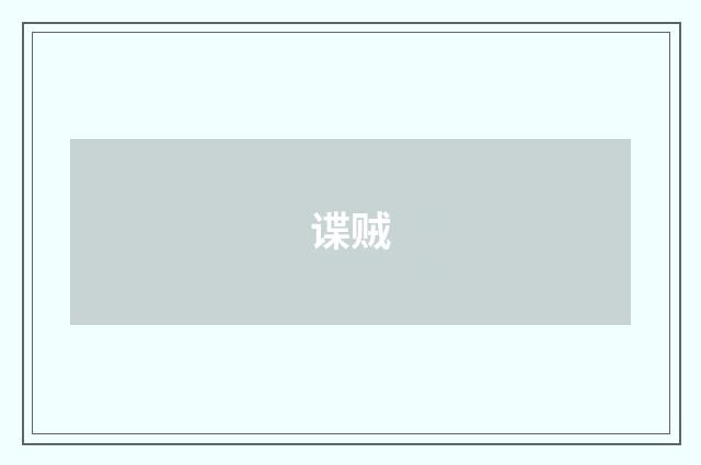 谍贼