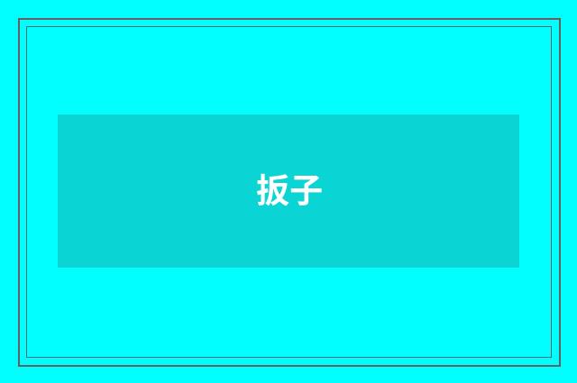 扳子
