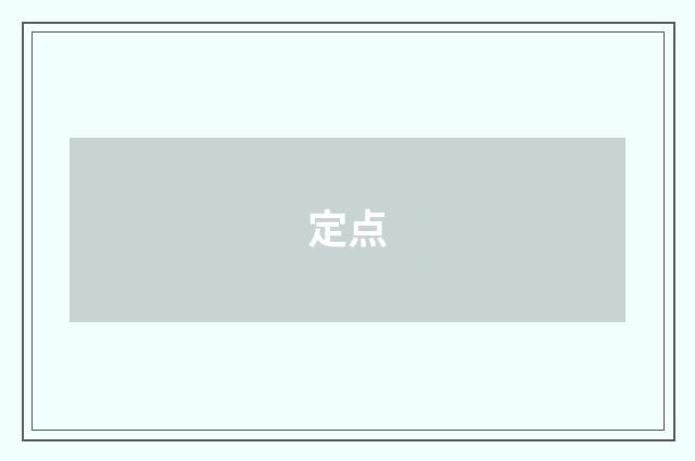 定点