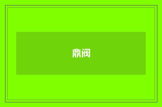鼎阀