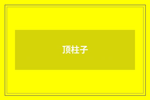 顶柱子