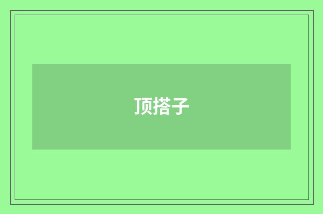 顶搭子