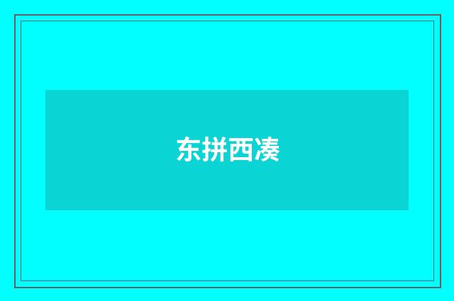 东拼西凑