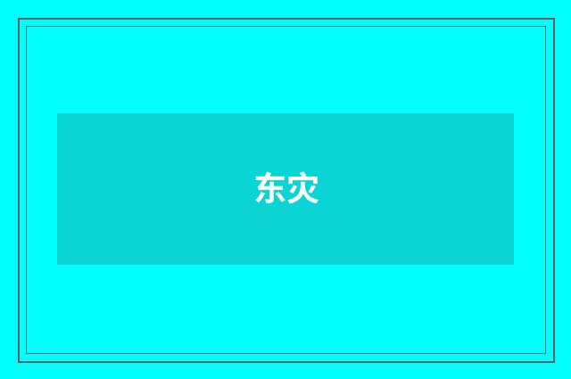 东灾