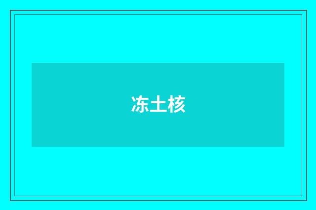 冻土核