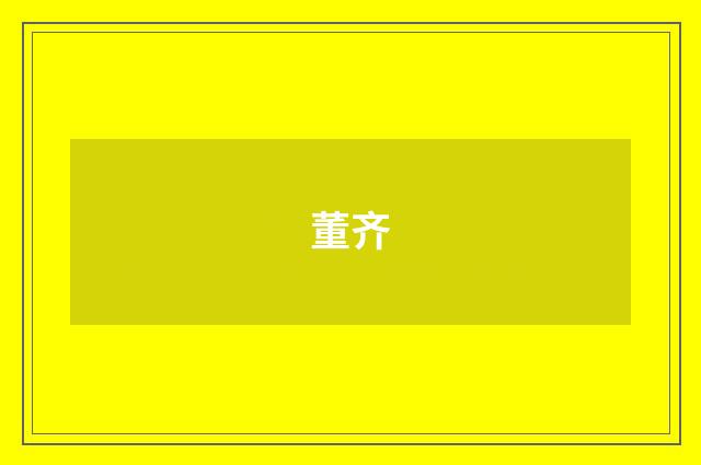 董齐