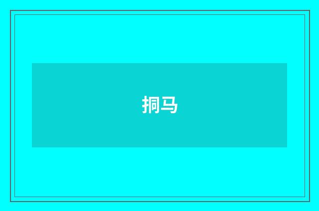 挏马