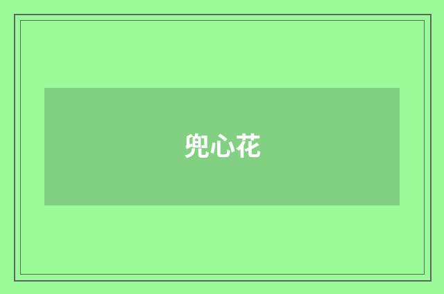兜心花