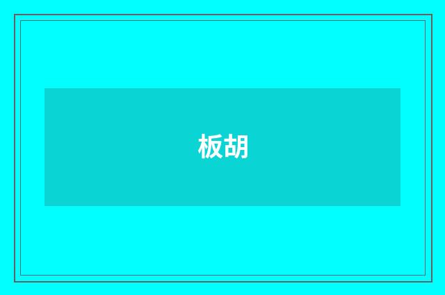 板胡