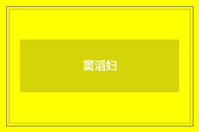 窦滔妇