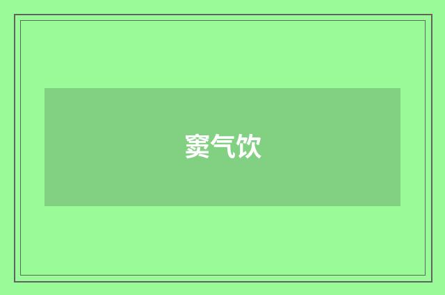 窦气饮