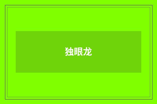 独眼龙