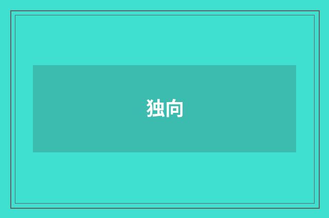 独向