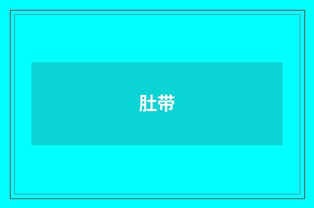 肚带