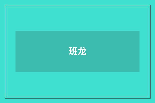 班龙