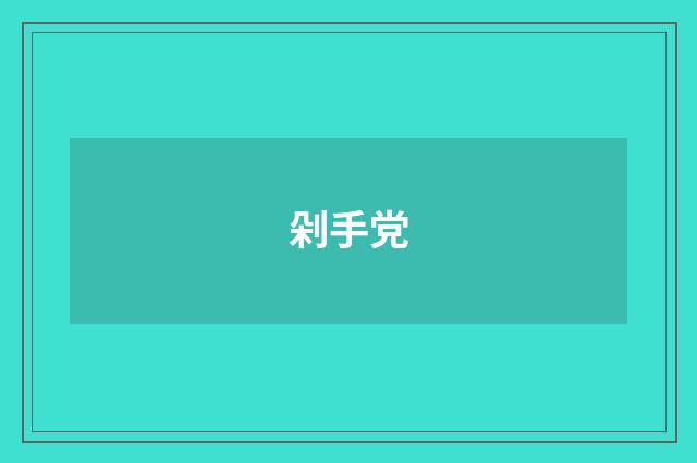 剁手党