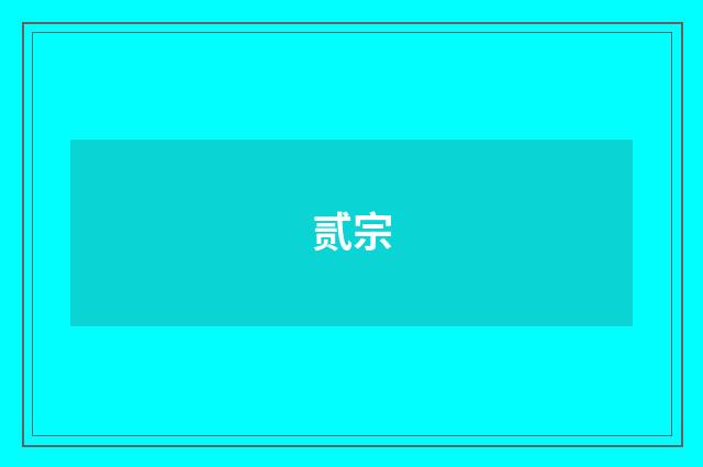 贰宗