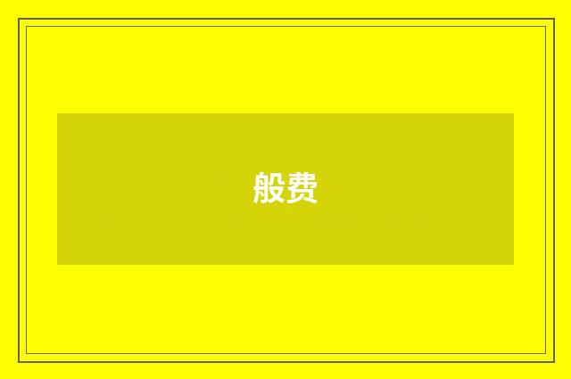 般费