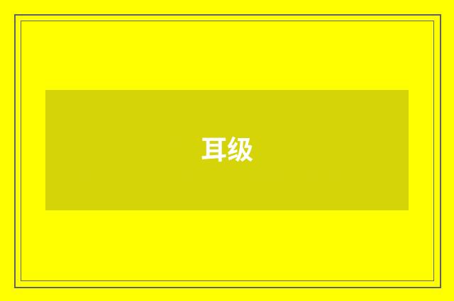 耳级