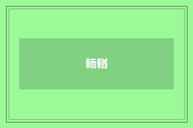 輀輶