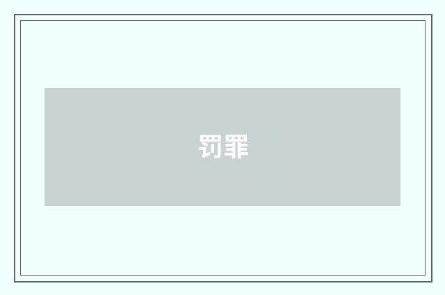 罚罪