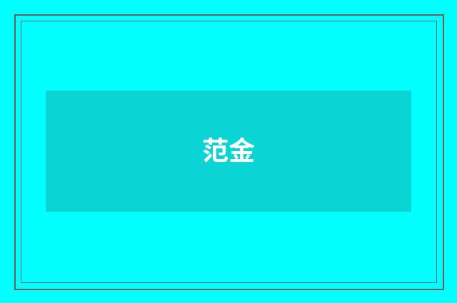范金
