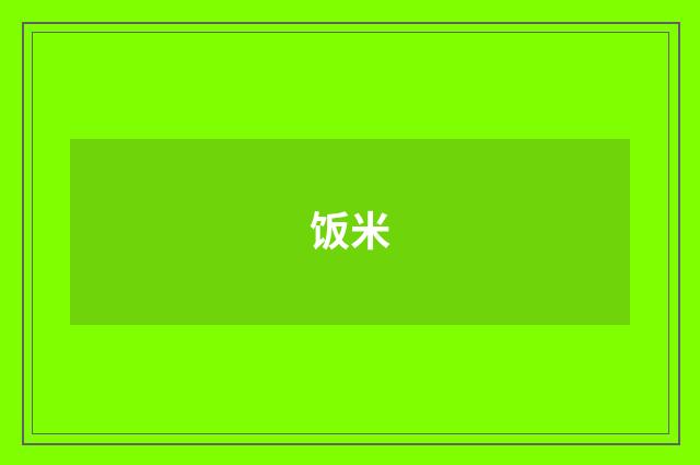 饭米