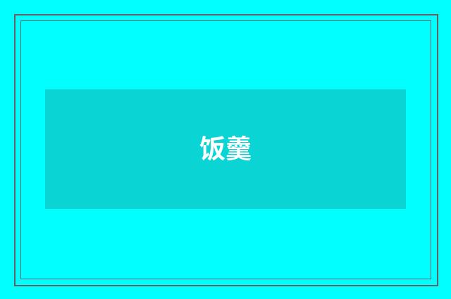饭羹