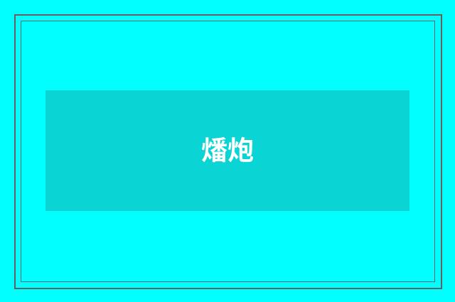 燔炮