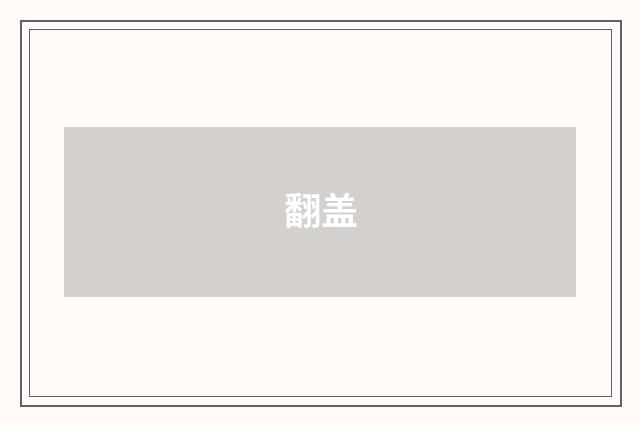翻盖