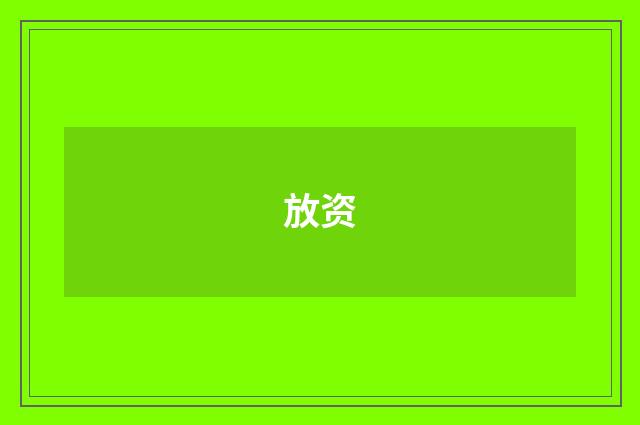 放资