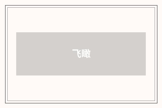 飞瞰
