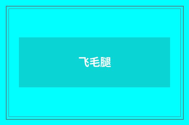 飞毛腿