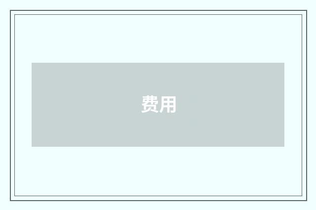 费用