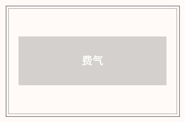 费气