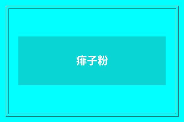 痱子粉