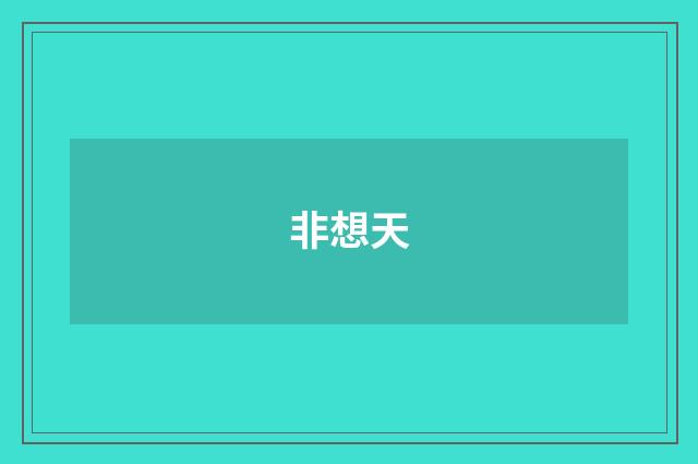 非想天