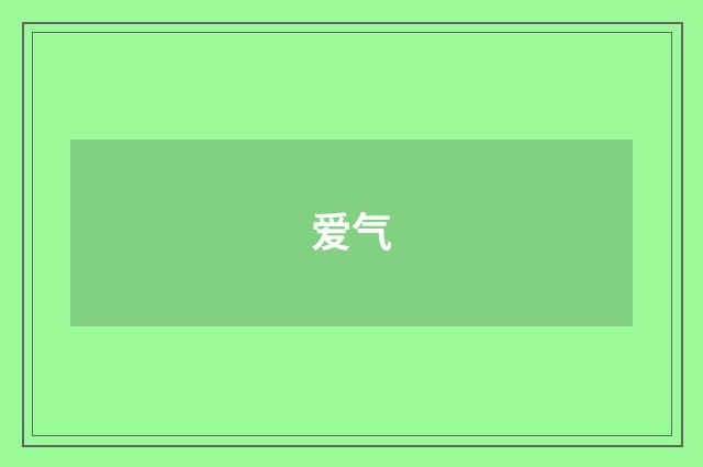 爱气