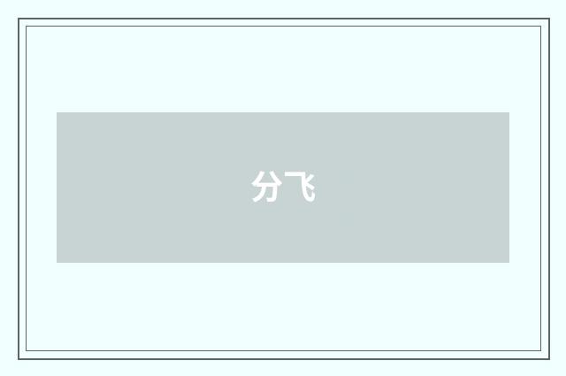分飞