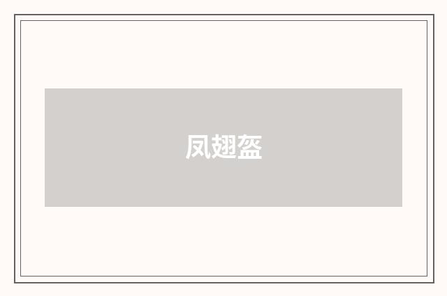 凤翅盔