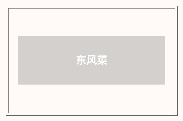 东风菜